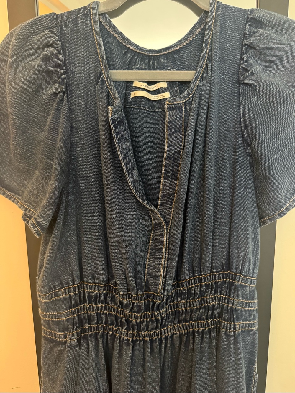 Anthropologie Denim Somerset Dress - Picture 3 of 4